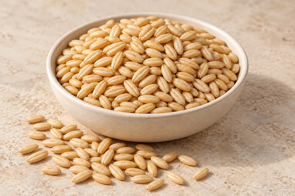 Oat groats — AI-generated material illustration