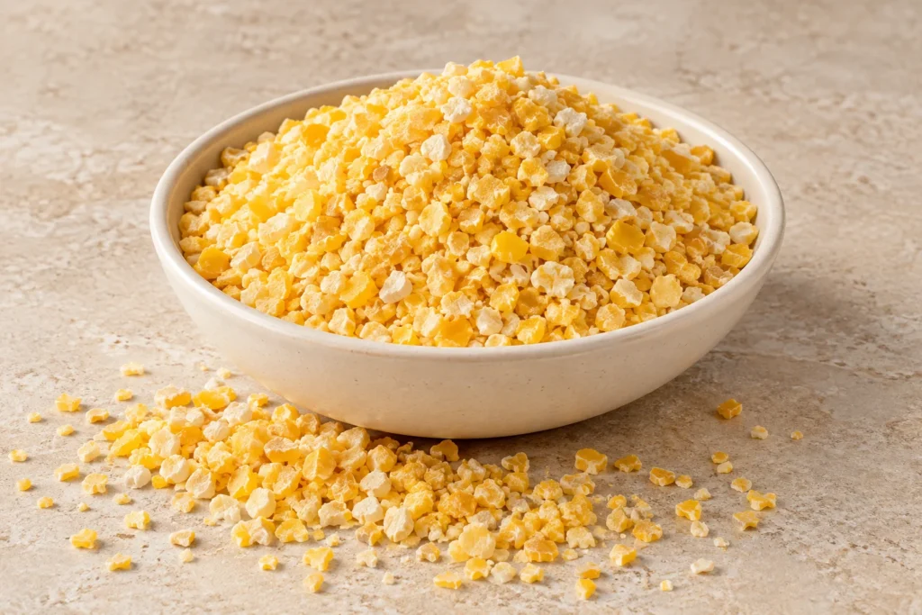 Corn grits — AI-generated material illustration